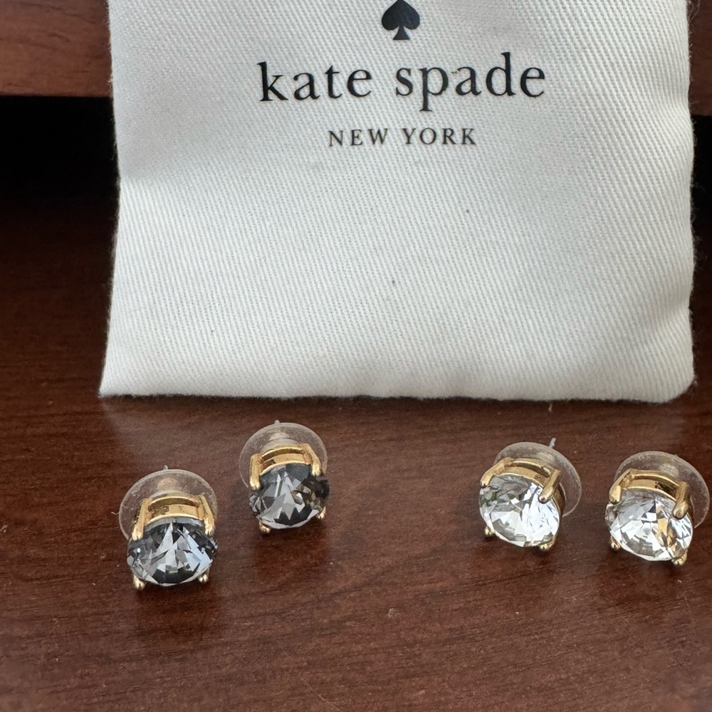 Kate Spade Gold and Silver Stud Earrings